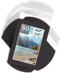 Mat Board Center, 5x7 for 4x6 Black Mat Kit by MatBoardCenter