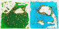 LONGKING 2-Pack Liquid Tiles for Kids, Soft Gel Liquid Sensory Toys for by LONGKING