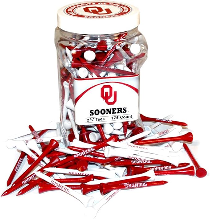 Team Golf NCAA unisex-adult Jar Includes 175 Multi-colored 2-3/4" Regulation Tees With Team Imprint.