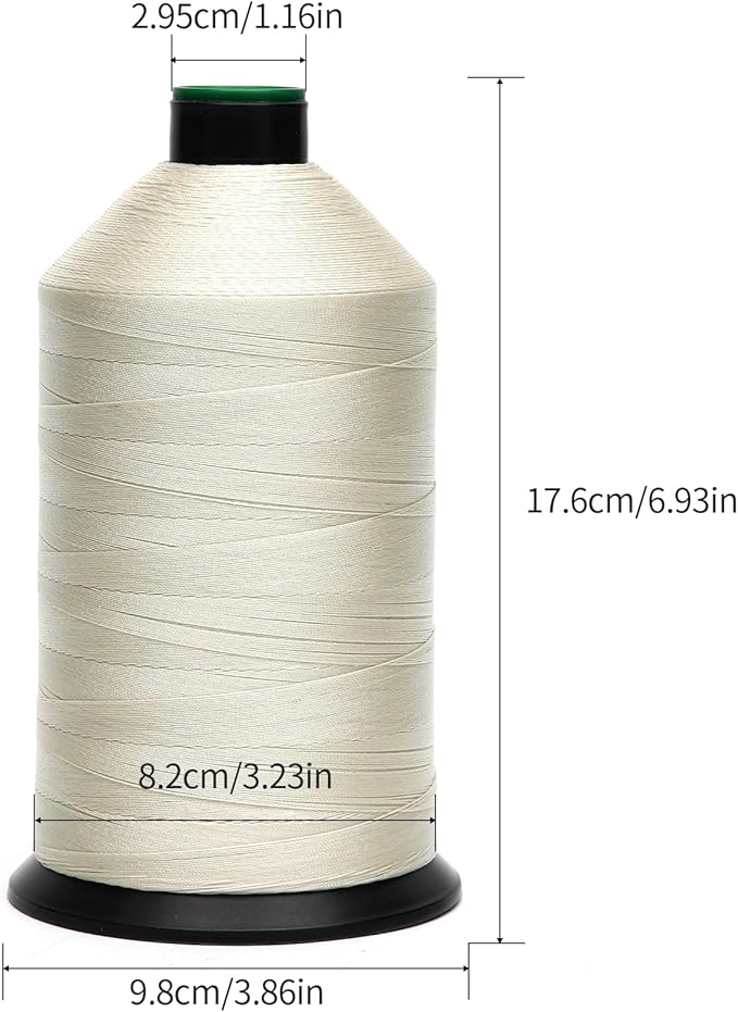 Extra Strong Bonded Nylon Thread #92 Tex90 – 16 OZ, Versatile Stitching Solution - Image 2