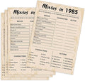 40th Birthday Party Games, Movies in 1985 Games, Birthday Party Supplies by QUPT