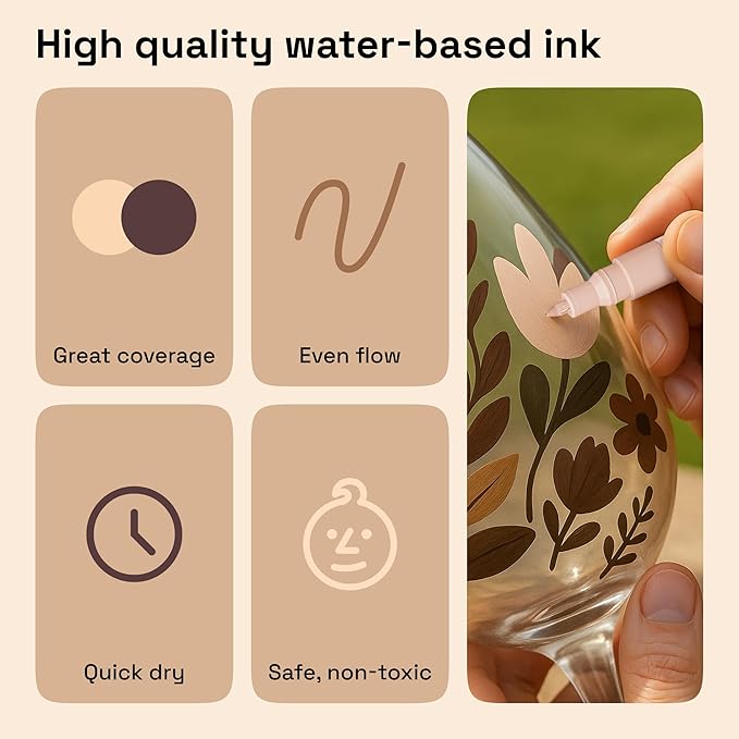 ARTISTRO 12 Skin Tones Paint Markers - Image 6