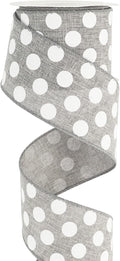 MEEDEE Polka Dots Burlap Ribbon by MEEDEE