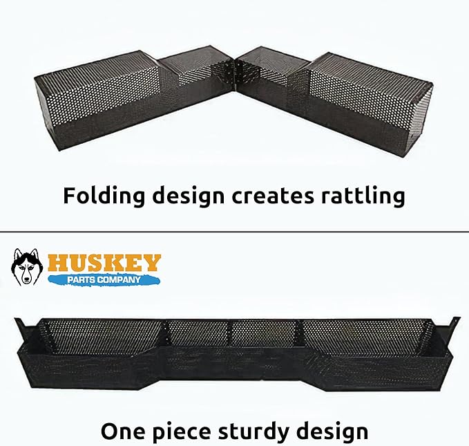 Huskey Golf Cart Front Basket Storage Basket Dash Basket Compatible W/EZGO TXT/RXV,Club Car DS (2000.5+) Precedent/Tempo/Onward,Yamaha G29 Drive2 2007+ One Piece Solid Design & Larger Compartments