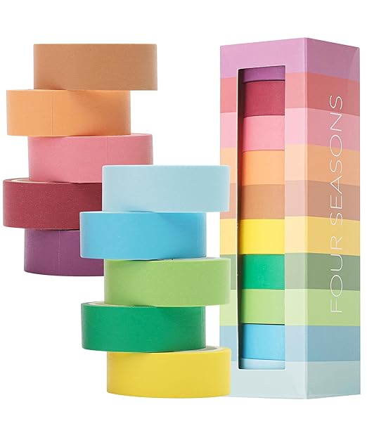 Mr. Pen- Washi Tape Set, 10 Pack, Decorative Tape, Washi Tapes, Colored Tape by MrPen