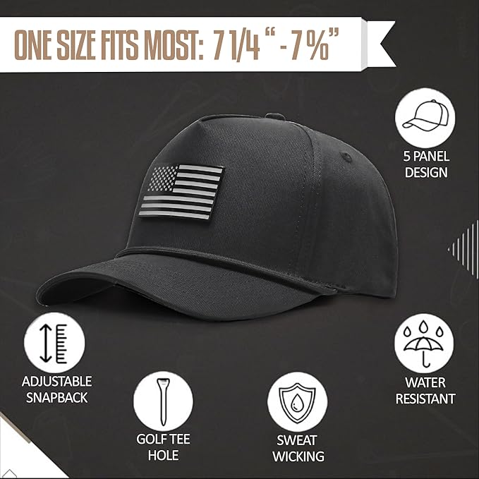 Curves & Clubs Titties Golf Hat - Funny Golf Hat, Titties Hat - Funny American Hat - One-Size-Fits-All - Men's Gifts