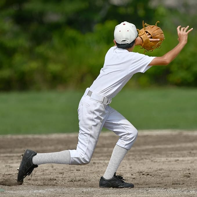 Haysandy Baseball or Softball Sock and Belt Combo Set 3 Football Baseball Socks with Softball Belt for Youth Boys Kids
