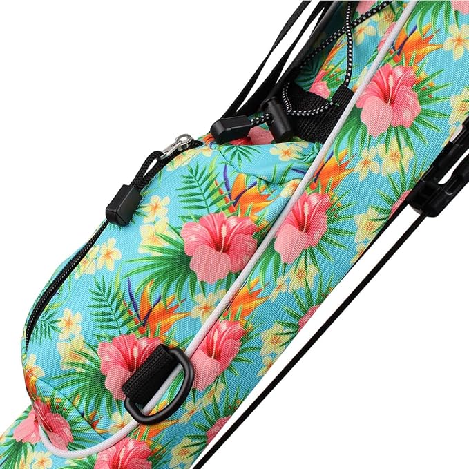 Orlimar Pitch ’n Putt Lightweight Sunday Golf Bag with Stand, Ultra-Light Carry Design, Two-Way Divider Top, Shoulder Strap, Compact Carry Golf Bag for Men & Women