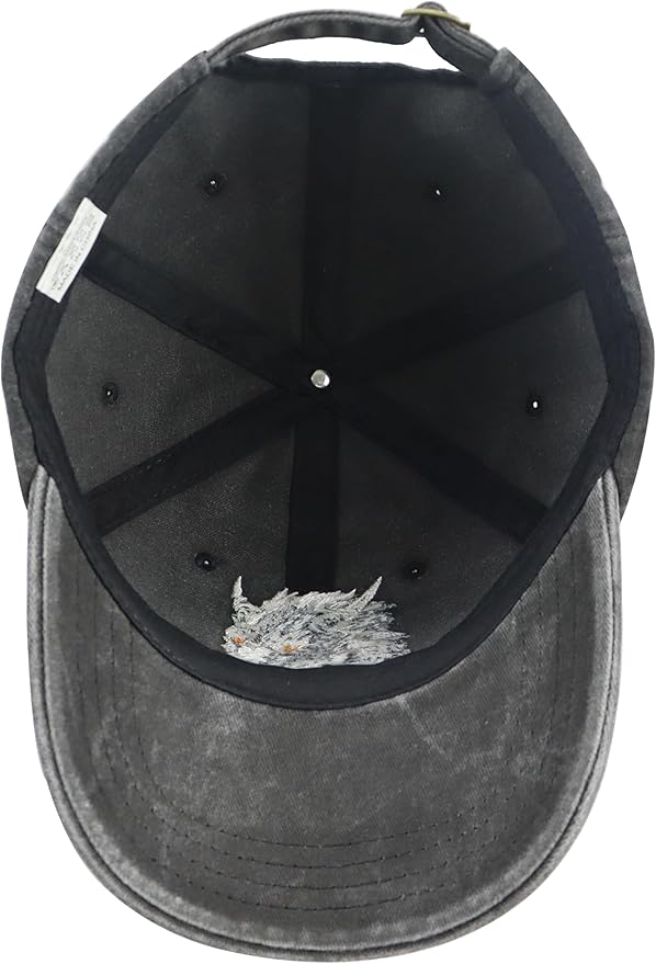 Unisex Adjustable Animal Hat for Men Women, Classic Cotton Wild Animals Embroidered Baseball Cap
