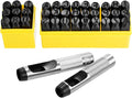 WorkBless 36PCS Metal Stamping Kit, 1/2" Steel Number and Letter Punch Set by WorkBless