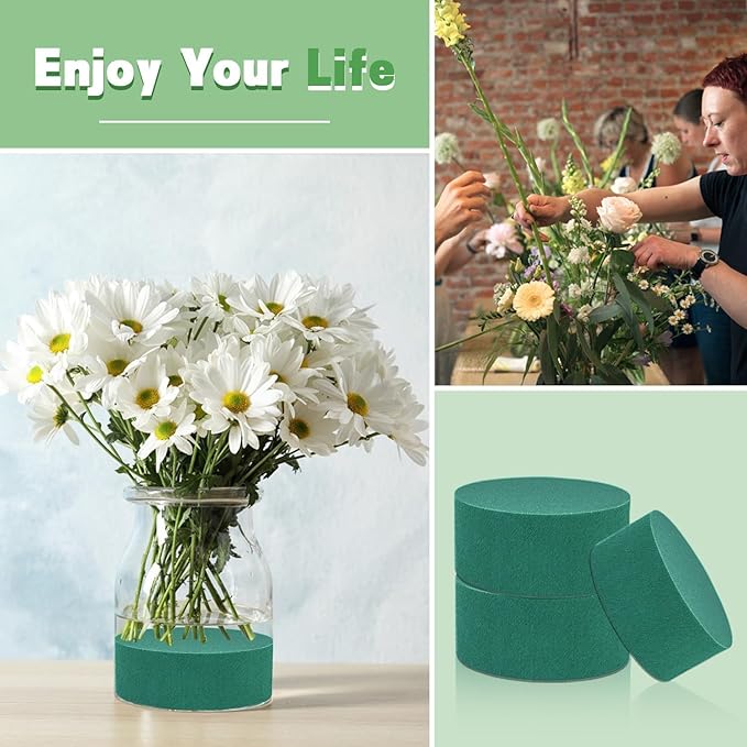 SupKing 8 Pcs Round Floral Foam 4.5" - Image 4