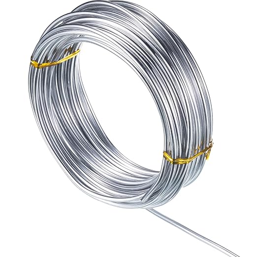 TecUnite Aluminum Craft Wire for Sculpting Armature Bendable Craft Wire for DIY by TecUnite