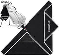 4-in-1 Magnetic Golf Towel with Brush & Cleaning Pocket - Premium Construction Golf Towel- Super Strong Golf Club Cleaner- Microfiber Waffle Design-15.7" X 23.6" Golf Accessories and Gifts for Men