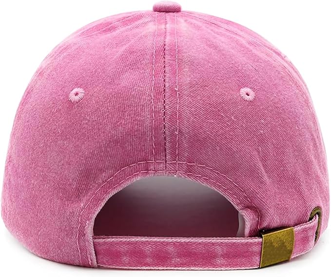 Waldeal Women's Embroidered Dog Mom Hat Adjustable Denim Baseball Cap