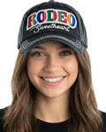 Funky Junque Distressed Vintage Baseball Cap - Embroidered Patch Women's Hat - Holiday, Lifestyle & Patriotic Designs