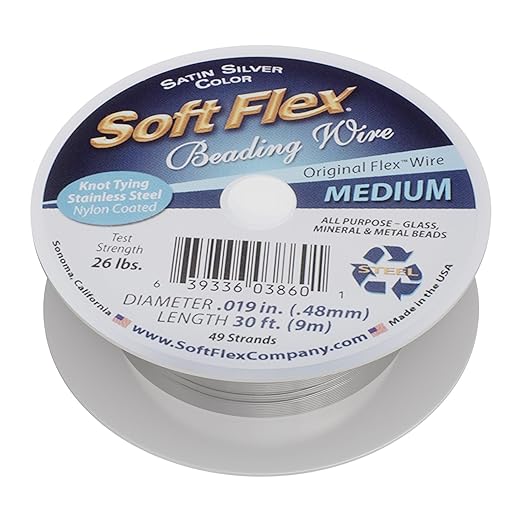 Soft Flex 49 Strand Beading Wire by SoftFlex