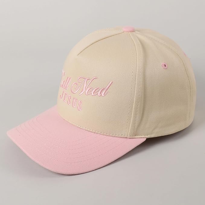 MIRMARU Two-Tone Vintage Canvas Trucker Hats for Men & Women, Adjustable Size Baseball Caps with Trendy Embroidered Design