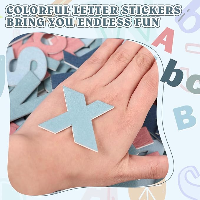 Breling 310 Pieces Felt Bulletin Board Letters Sticker - Image 4