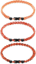 Junkin Baseball Necklaces Three Braided Rope Titanium Necklace for Fans Team Gifts Boys Men Player Softball Sports