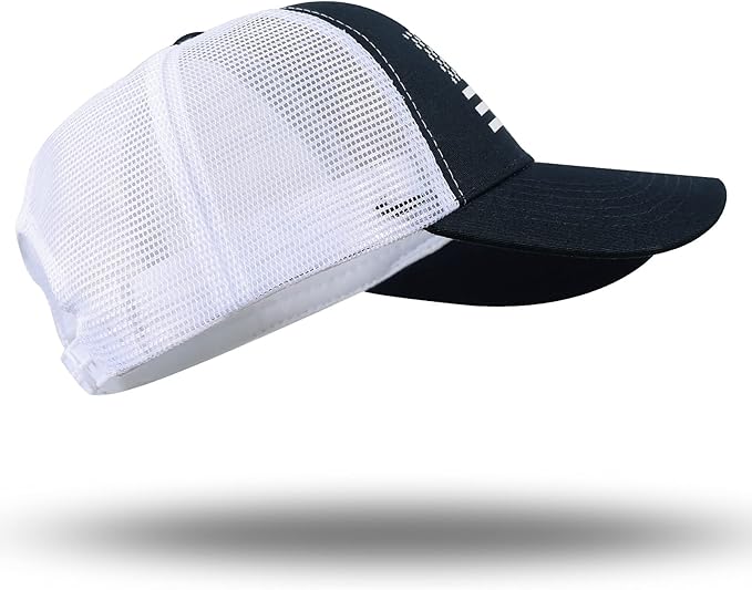 American Flag Trucker Hat - Snapback Hat, Baseball Cap for Men Women - Breathable Mesh Side, Adjustable Fit - for Casual Wear