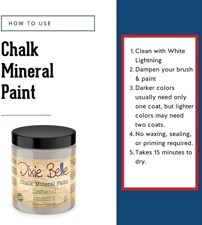 Dixie Belle Paint Company Chalk Finish Furniture Paint - Image 3