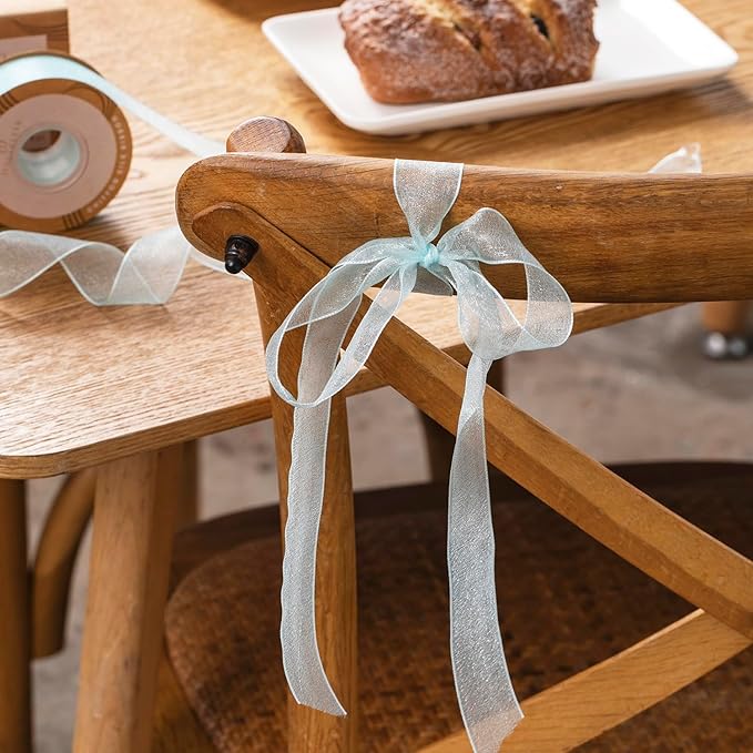 1 Inch Wide Sheer Chiffon Ribbon - Image 6