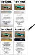 Bare Metal Foil Model Adhesive Sheet, Matte Aluminum, and Black Chrome by Make+Your+Day