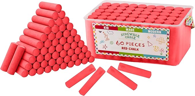 Kid Made Modern 60 Count Pack of Sidewalk Chalk by KidMadeModern