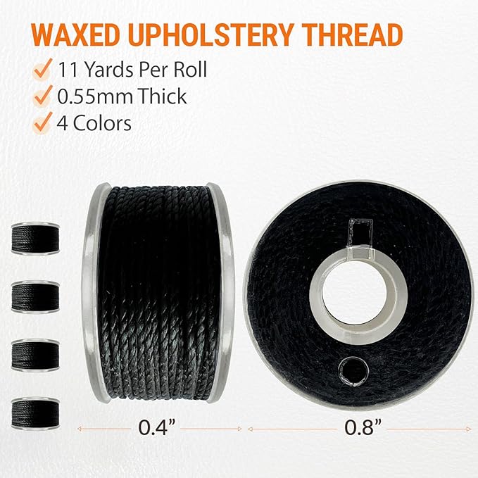 VONEEDL Heavy Duty Sewing Needles & Waxed Thread - Image 3