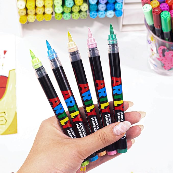 Acrylic Paint Markers, Acrylic Paint Pens, Fabric Markers - Image 5