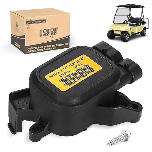 10L0L Golf Cart MCOR 4 Conversion Throttle Potentiometer Compatible with Club Car Precedent/Carryall/Tempo/Onward 2012-up Golf Cart Replaces 105116301, 103850401(MCOR 3)