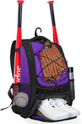Goloni | Baseball Backpack,Baseball Bag for Adult,Softball Bat Bag with Shoes Compartment,Large Main Compartment for Helmet & accessories, Fence Hook