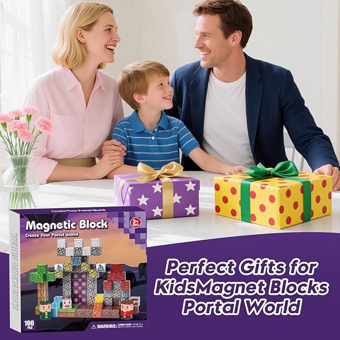 Magnetic Blocks, Magnetic Building Blocks 100pcs, Magnetic Blocks - Image 6