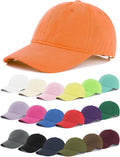 Zando Unisex Classic Baseball Caps Adjustable Sports Hats Outdoors Cotton Baseball Hat Cute Preppy Hat Golf Running Dad Hat