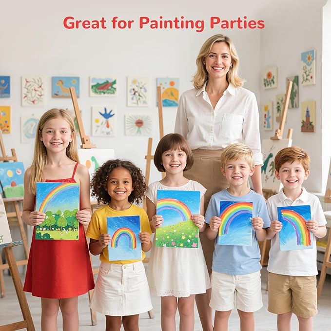 Canvas Boards for Painting 72 Pack, 9x12 Inch Painting Canvas Panels, 100% - Image 8