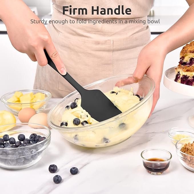 Heat Resistant Silicone Spatula Set: U-Taste 600ºF High Temp Seamless Food - Image 5