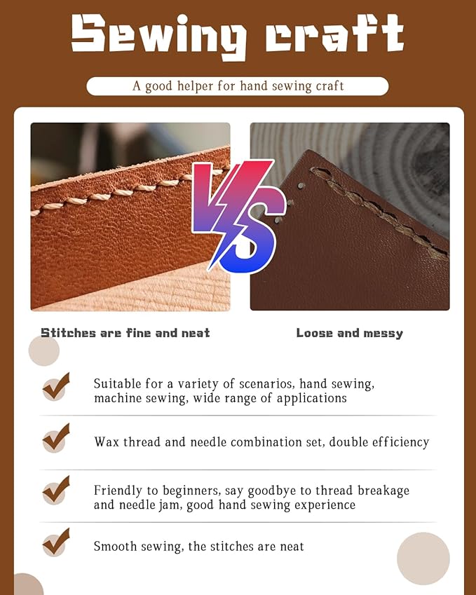 218 Yards Upholstery Thread, Heavy Duty Waxed Thread - Image 3