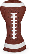 Golf Club Head Covers for Men Women, PU Leather Golf Headcover for Driver Fairway Wood and Hybrid, Funny Golf Accessories