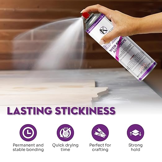 AK Trading Professional Quality General Multipurpose Spray Adhesive, 12-Ounce - Image 7