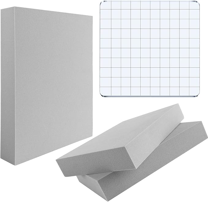 3 Pcs/Set 2Pcs Large Stamping Foam Grey Moldable Foam by BAOFALI