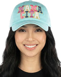 Funky Junque Distressed Vintage Baseball Cap - Embroidered Patch Women's Hat - Holiday, Lifestyle & Patriotic Designs