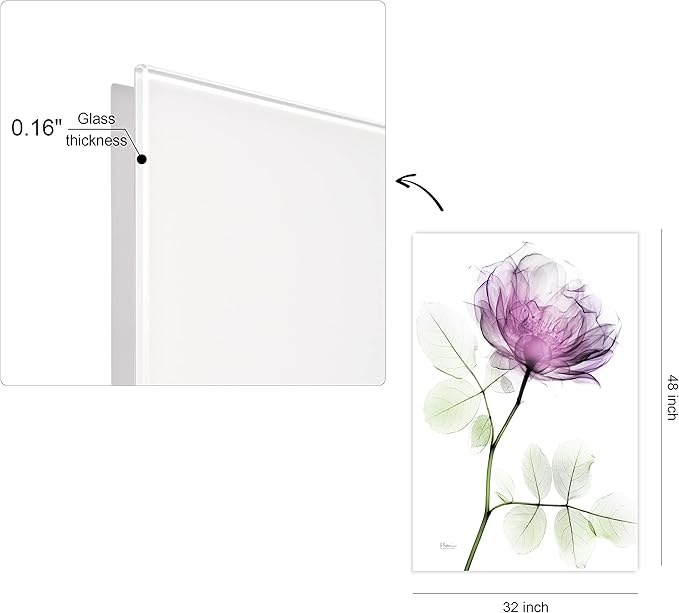 Empire Art Direct FramelessTempered Glass Wall Art, Decorative Art - Image 4