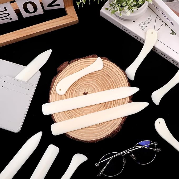 20 PCS Bone Folder Tool, Plastic Bone Folder Crafts Scoring Folding Creasing - Image 7