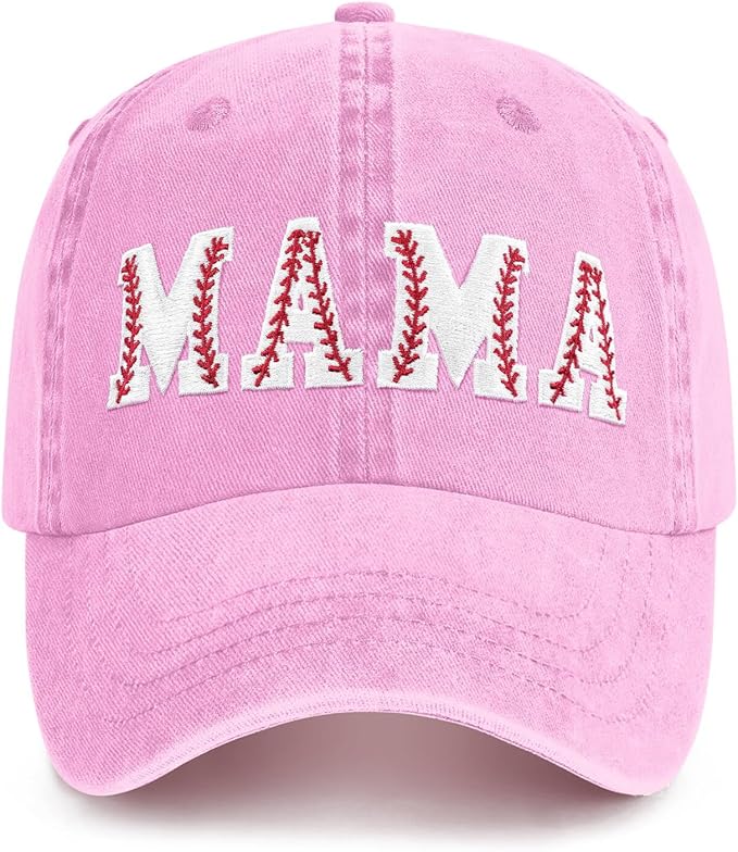 Mama Trucker Hat Mothers Day Birthday Gifts for Mother Mom Mama Embroidered Adjustable Washable Baseball Cap