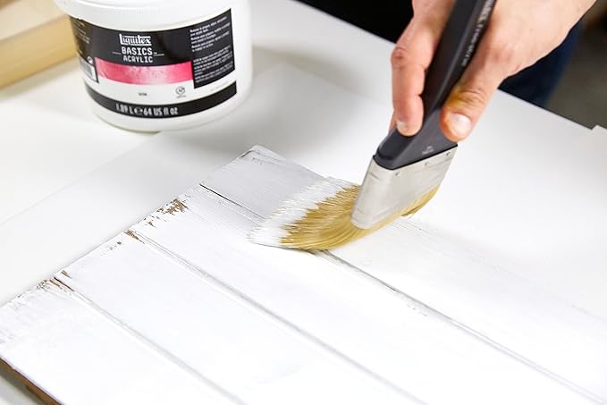 Liquitex BASICS Gesso Surface Prep Medium, 3.78L Tub - Image 6