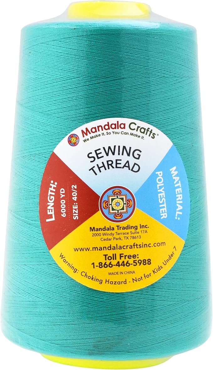 Mandala Crafts 4 Pack of Serger Threads Cones Spools - Image 3