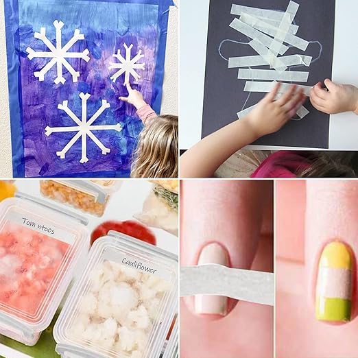 White Painters Tape, DIY Crafting, Decoration and School Projects - Image 6