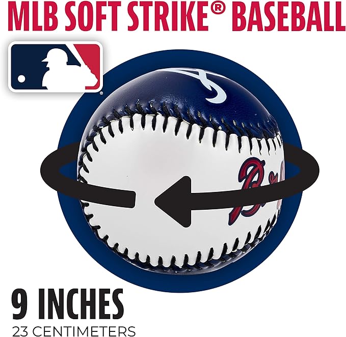 Franklin Sports MLB Team Soft Baseballs - Team Logo - Fan Shop Toy Baseball for Kids - Decoration for Desks and Office
