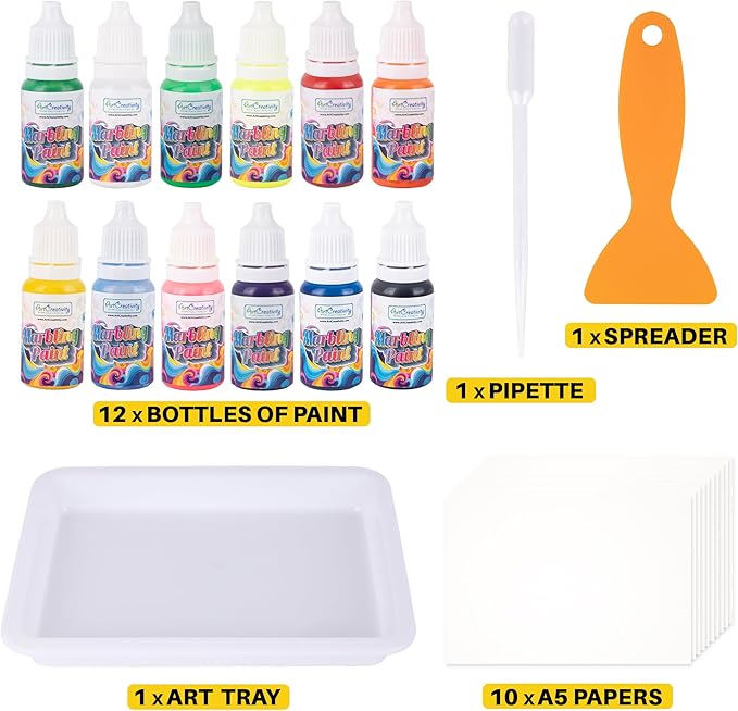 ArtCreativity Water Marbling Paint Art Kit - Image 2