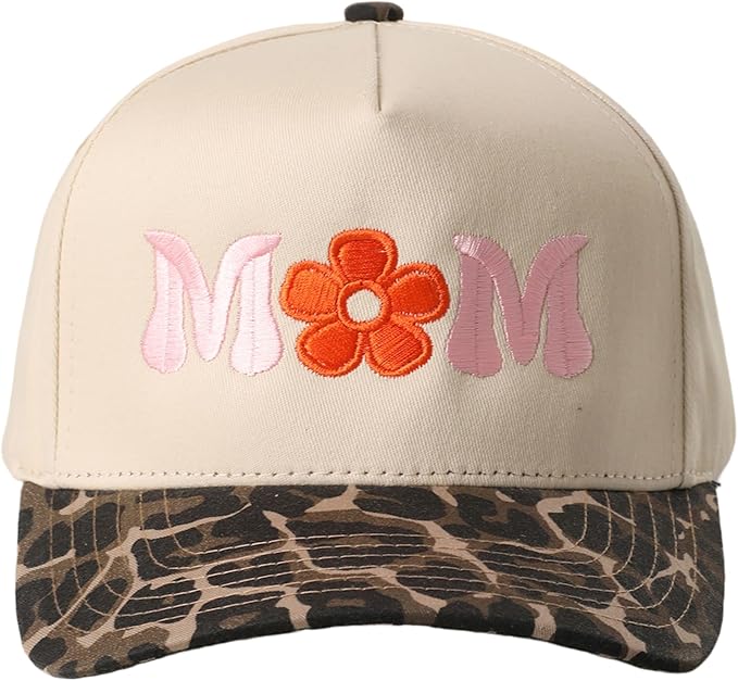 MIRMARU Two-Tone Vintage Canvas Trucker Hats for Men & Women, Adjustable Size Baseball Caps with Trendy Embroidered Design